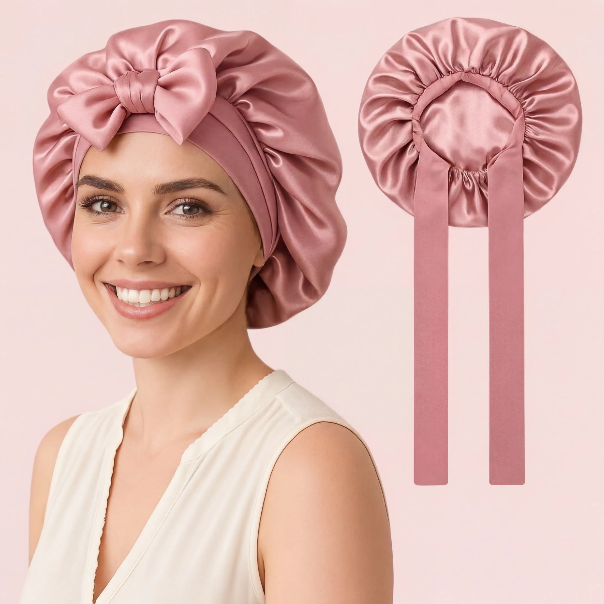 BONNET EN SATIN Nusikana